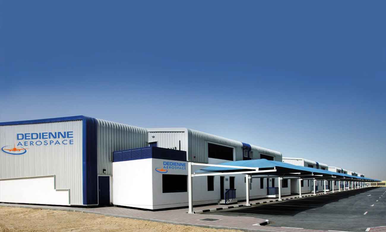 Dedienne Aerospace factory in Jebel Ali, Dubai