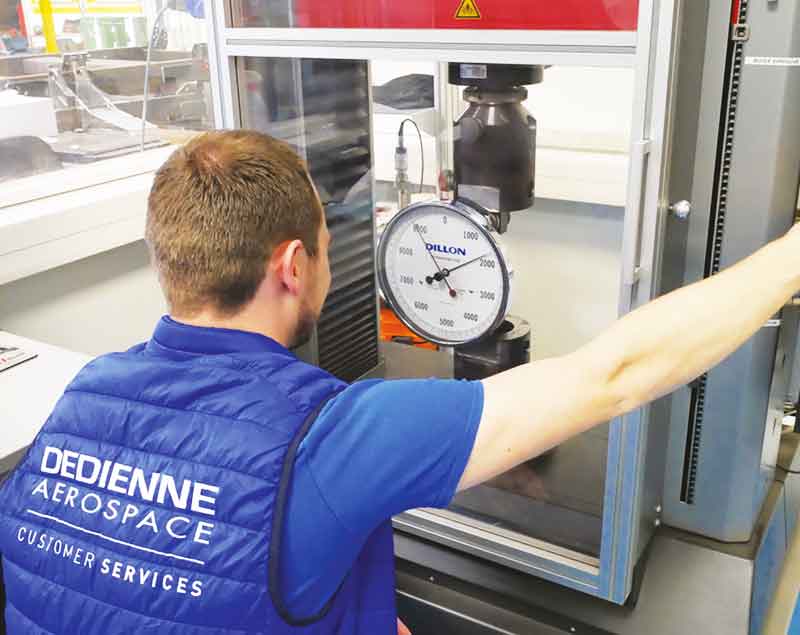 Tool Calibration in a Dedienne Aerospace quality lab