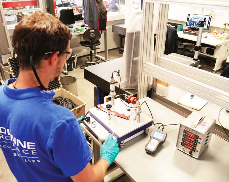 Tool Calibration in a Dedienne Aerospace quality lab