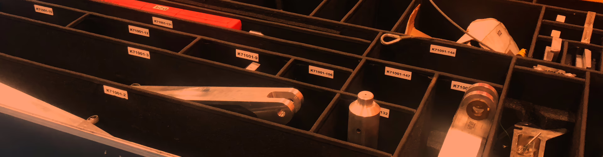 Close up of Dedienne Aerospace Engine change kit